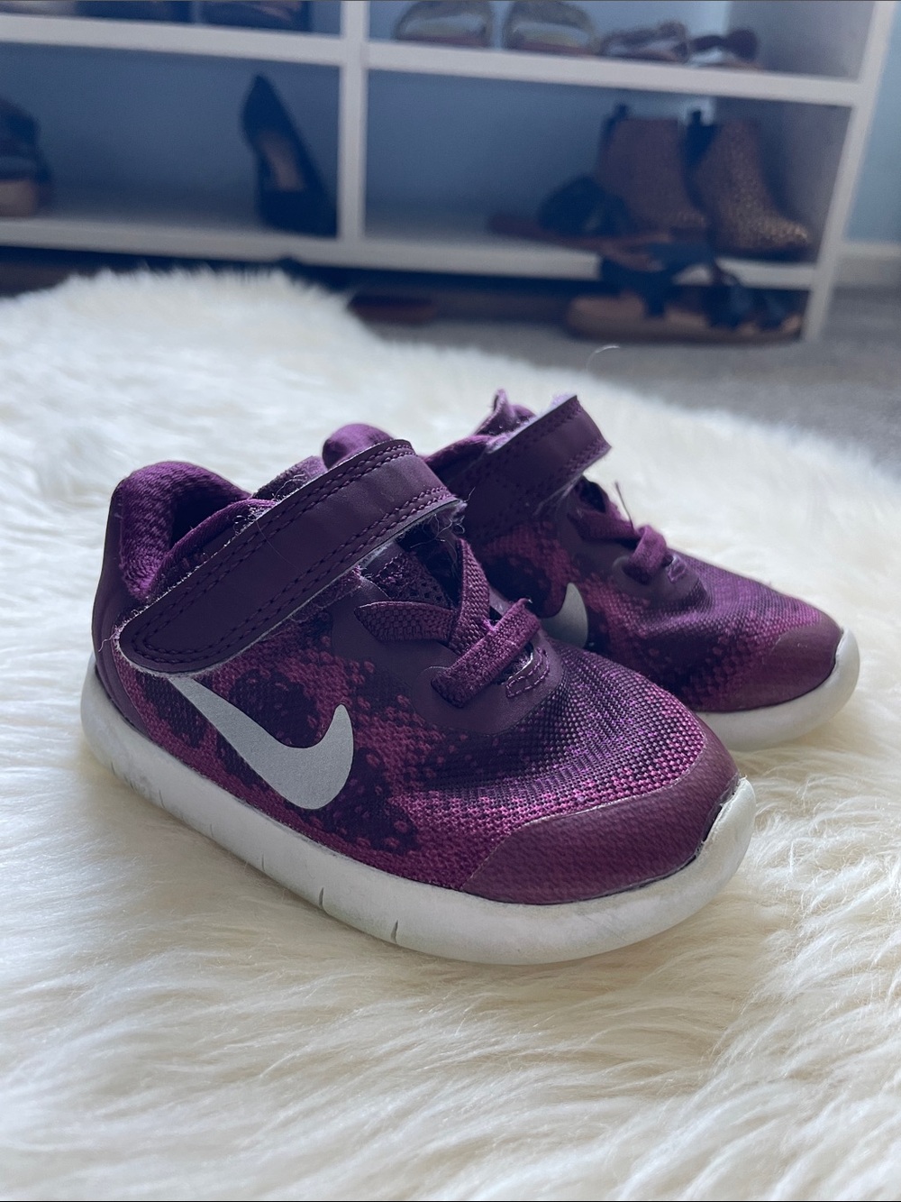 Nike Kids Purple Athletic Sneakers
